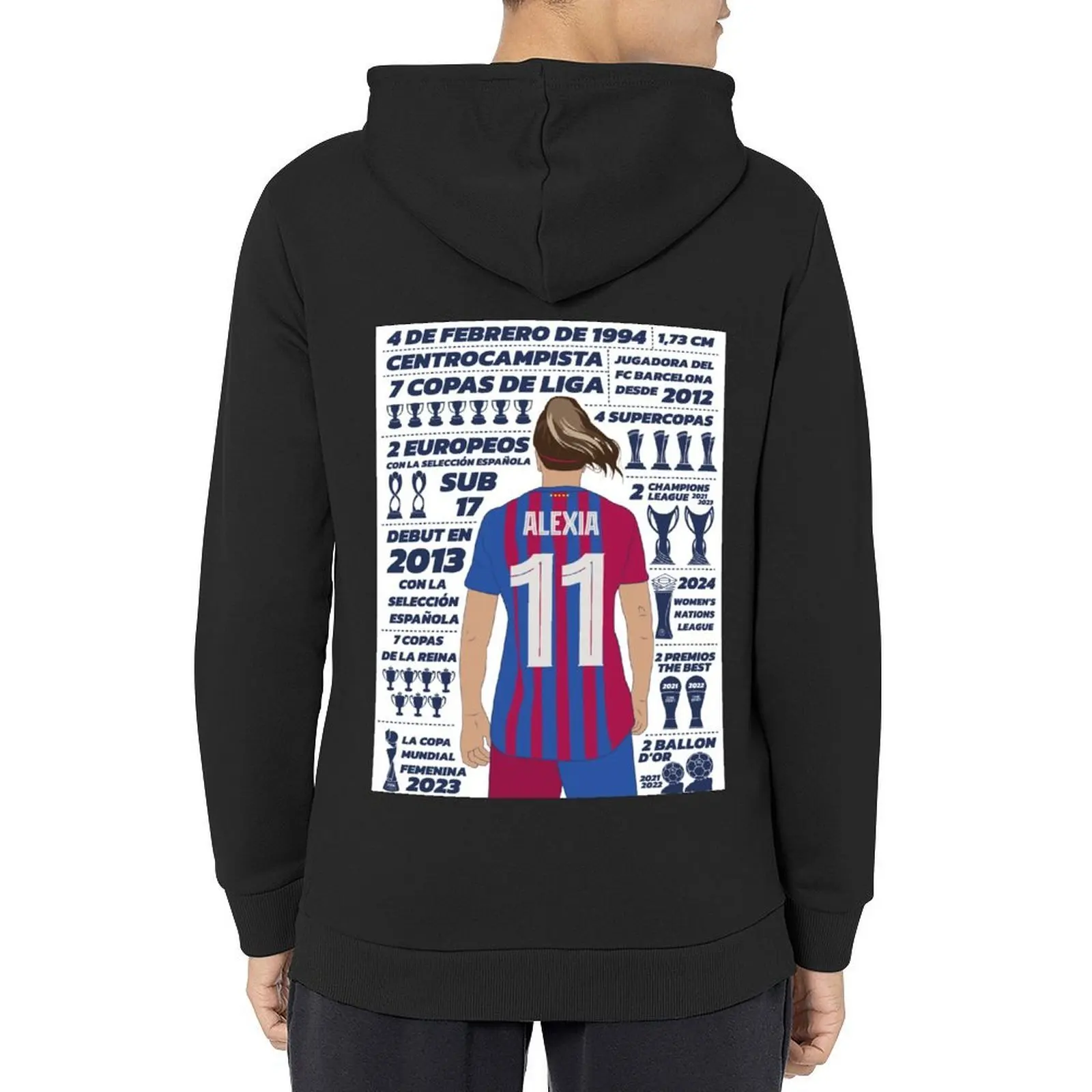 

Achievements Alexia Putellas Hoodie mens clothing fashion men men's clothes men's clothing hoodie man