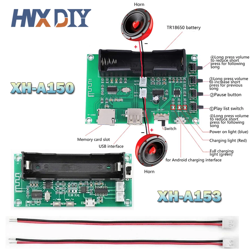 PAM8403 Amplifier Board 5W+5W 2.0 Dual Channel Stereo D Audio Amplifier AMP Support TF Card Modified Small Speaker For MP3 WAV