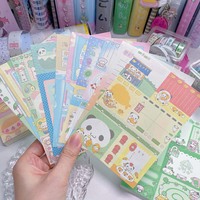 120 sheets Kawaii Memo Paper 12 styles Memo Pads Collection Scrapbooking Paper Material for Art Diy Crafts Album Journal Planner