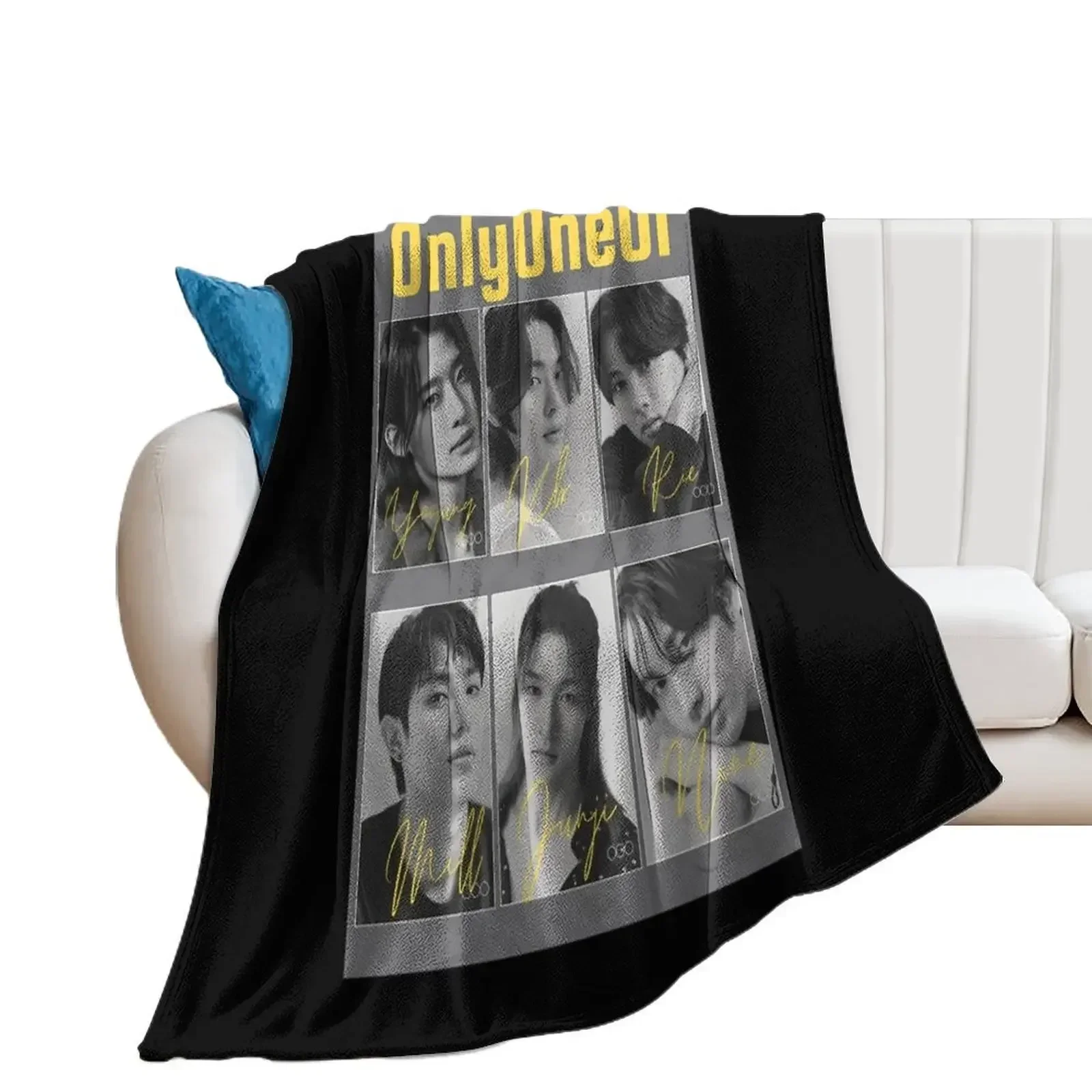 

Onlyoneof Kpop Members Throw Blanket Single Sleeping Bag Blankets