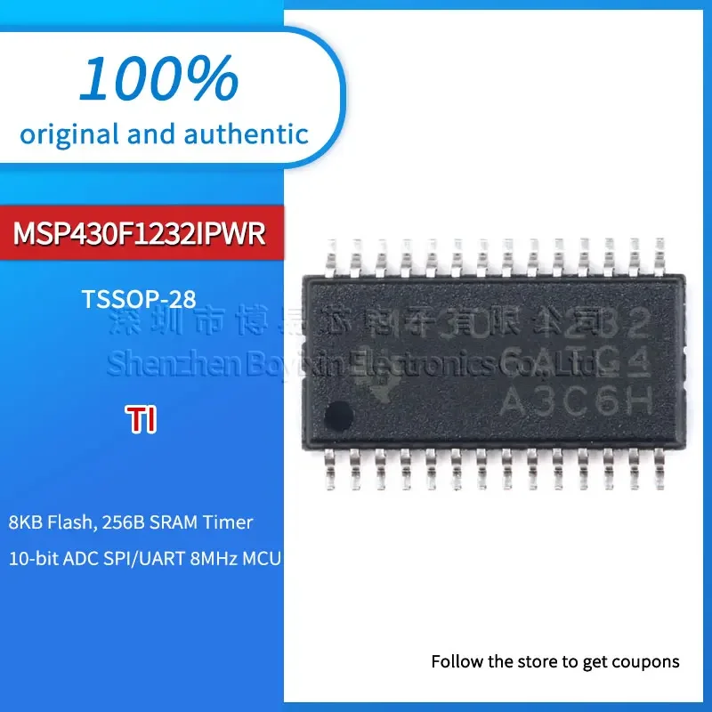 

Original genuine patch MSP430F1232IPWR TSSOP-28