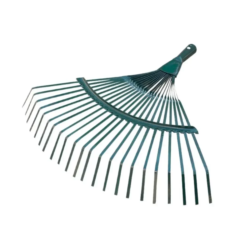 Deciduous Plastic Grass Rake Portable Compact Small Shrub Weeding Rake Head Heavy Duty Durable Gardening Tool Root Removal
