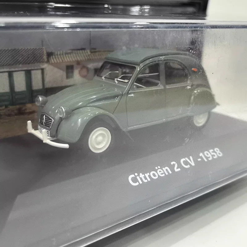 ixo-1-43-スケール-シトロエン-2cv-1958-合金車モデルコレクション装​​飾品車両おもちゃ