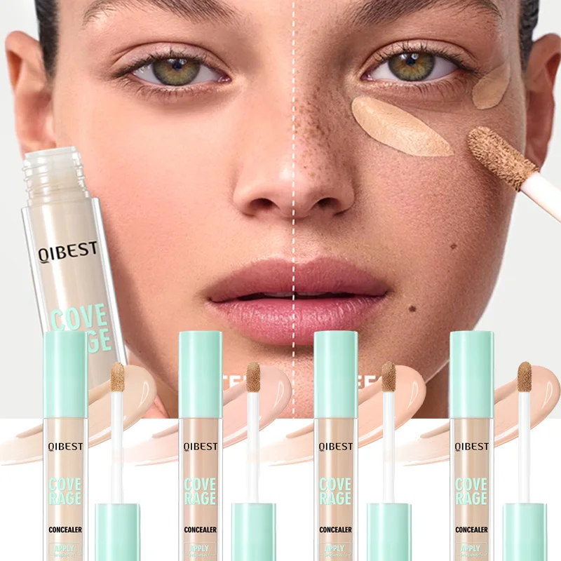 Jedwabisty naturalny korektor długotrwały kryjący niedoskonałości wygładzający skórę