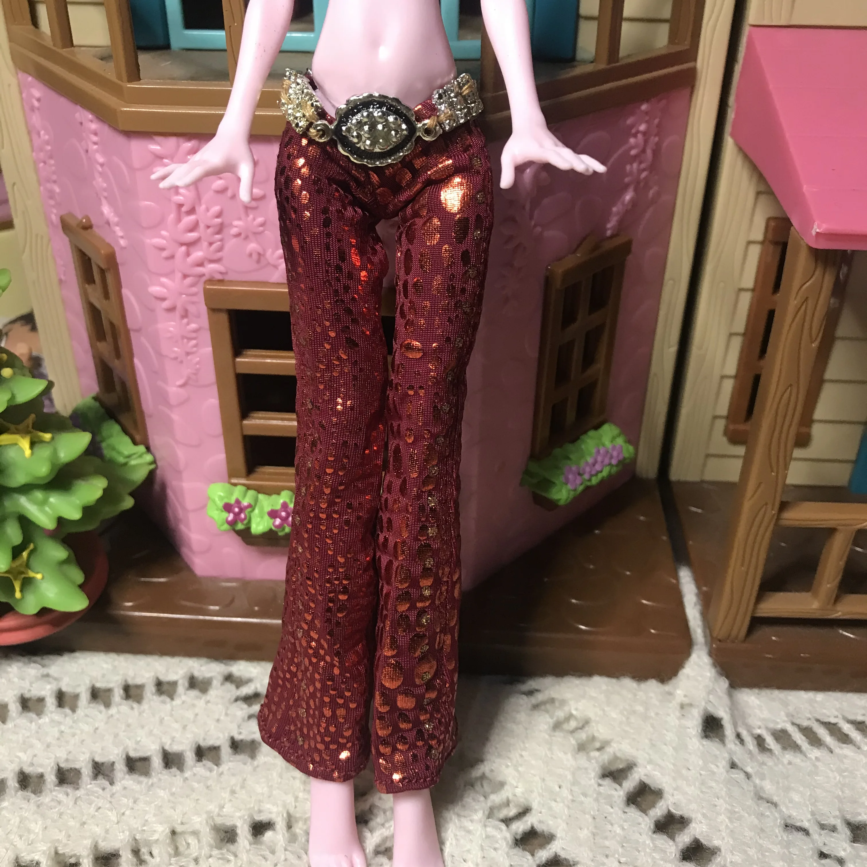 30cm Monstering High Doll for Bratzes doll Dressing Soft Casual Wear Handmade Clothes Outfit Doll Clothing Girl Toys