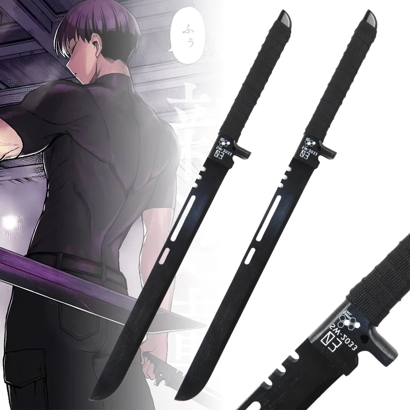 27inch Kaiju No8 Katana Anime Hoshina Soushirou Cosplay Wood Sword Ninja Knife Real Japanese Katana Original Samurai Sabre Gift