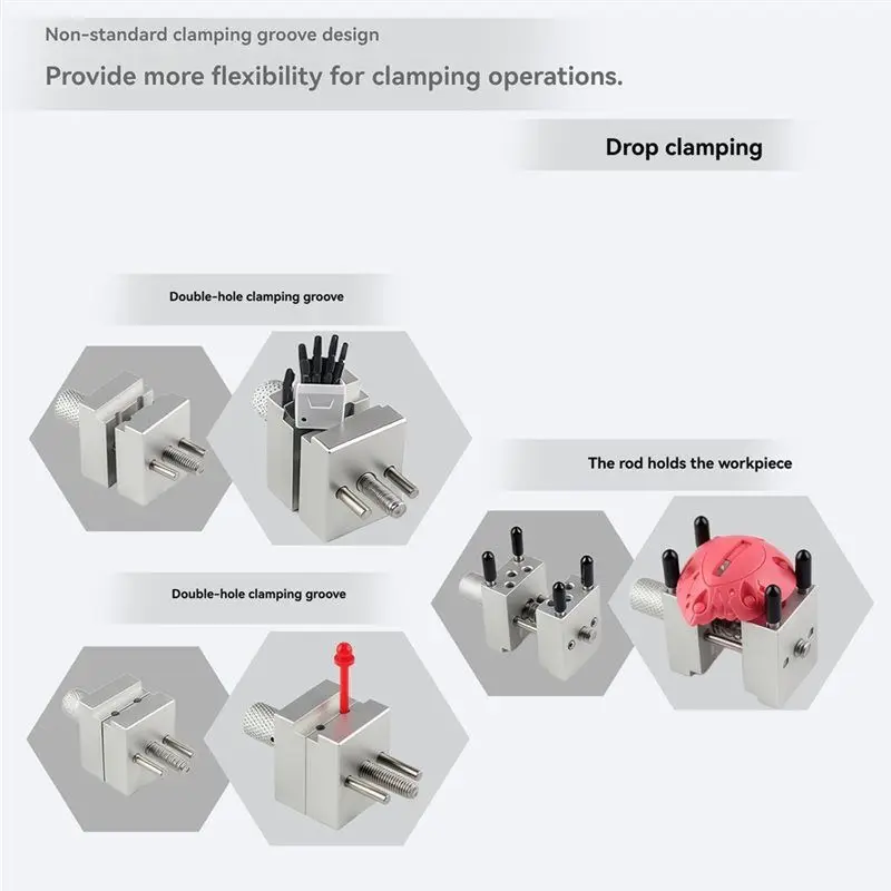 For Coloring Holder Tabletop Vice Mini Bench Vise Fixed Clamp DIY Craft Polishing Holding Tool