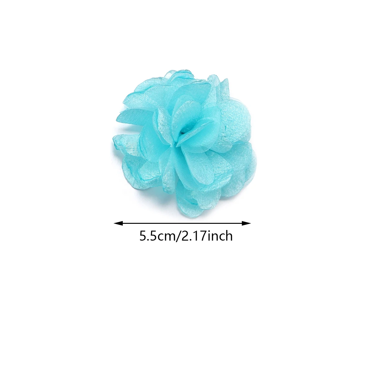 

2Pcs 5.5cm Camellia Flower Garment Accessories Colorful Camellia Flower Accessories Suitable for DIY Handicraft Accessories