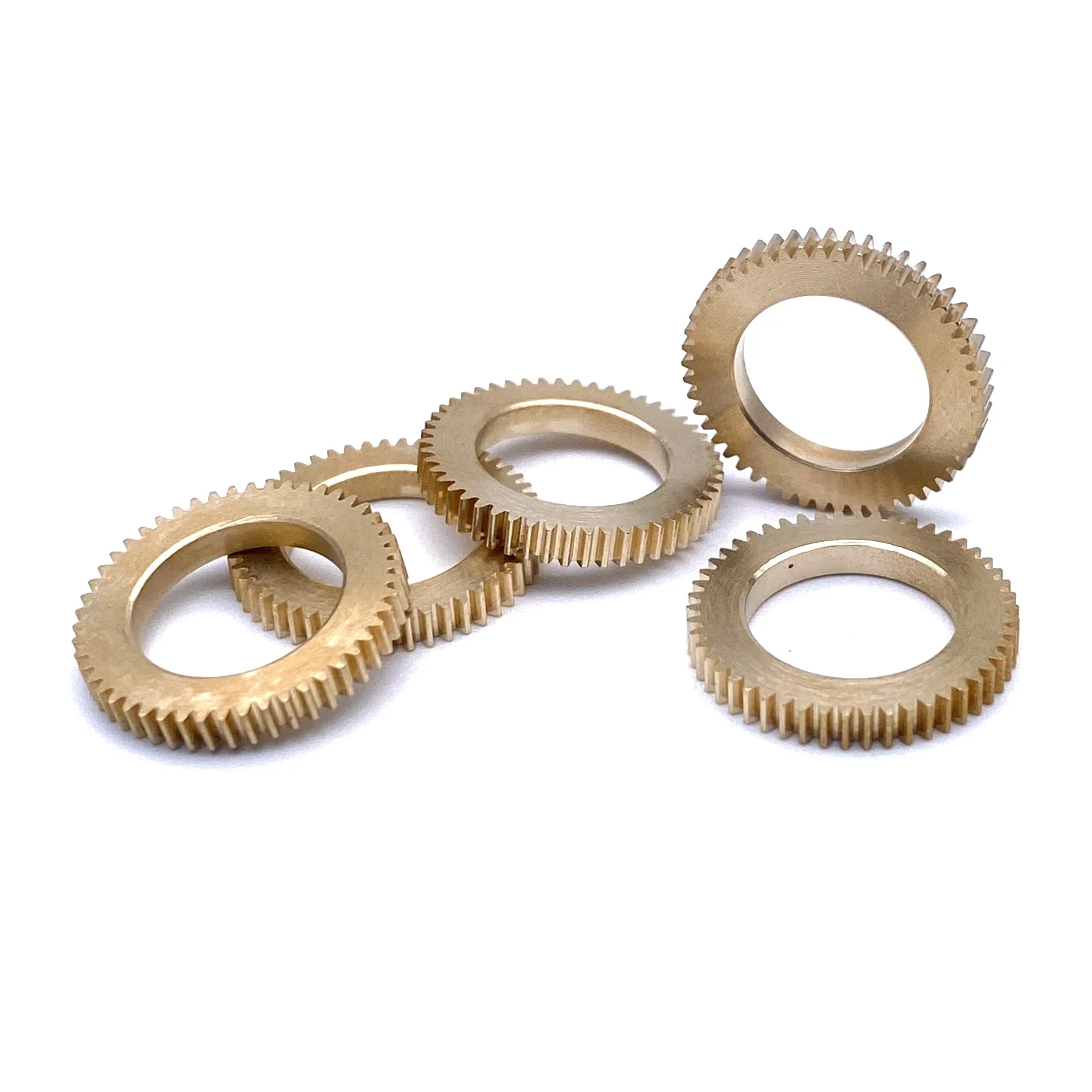 0.3M 0.4M 50/60 Teeth Precision Brass Outer Ring Gear DIY Excavator Tank Tracked Vehicle Model Steering Reduction Gear