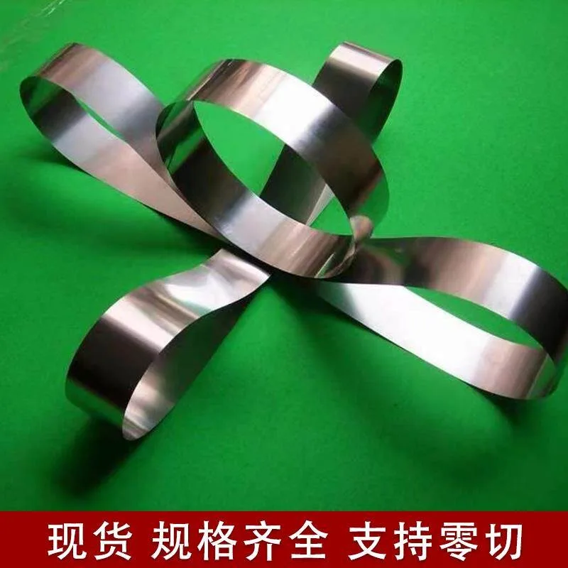 5Meter High Elasticity 301 Stainless Steel Strip Spring Stainless Steel Foil Strip CNC Metal Width 5 to 30mm Thickness 0.1 to1mm