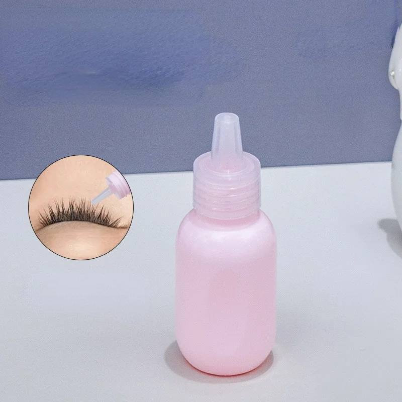 Washing Bottle for Eyelash Extension 60ml Rinse Spray Bottle Clean for Salon Home Use Plastic Squeeze Tattoo Eyelash Bottle