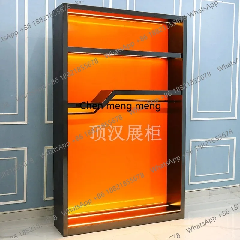 Nordic Luxury Wardrobe Women's Clothing Store Modern Designer Clothing Store Display Rack Shoe Cabinet Bag Office Furniture