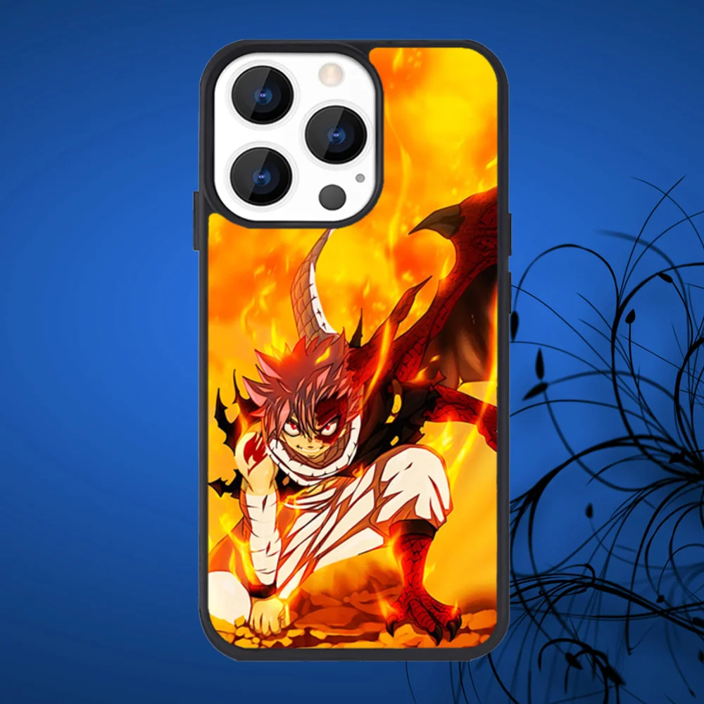 Anime Natsu Dragneel Phone Case For iPhone 16,15,14,13,12,11,Plus,Pro,Max Mini Magsafe Magnetic Wireless Charging