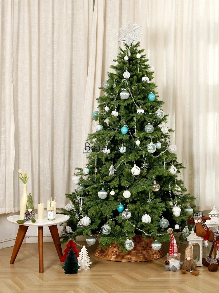 2.1m luxury Christmas tree environmentally friendly aldehyde-free holiday tree luminous encryption