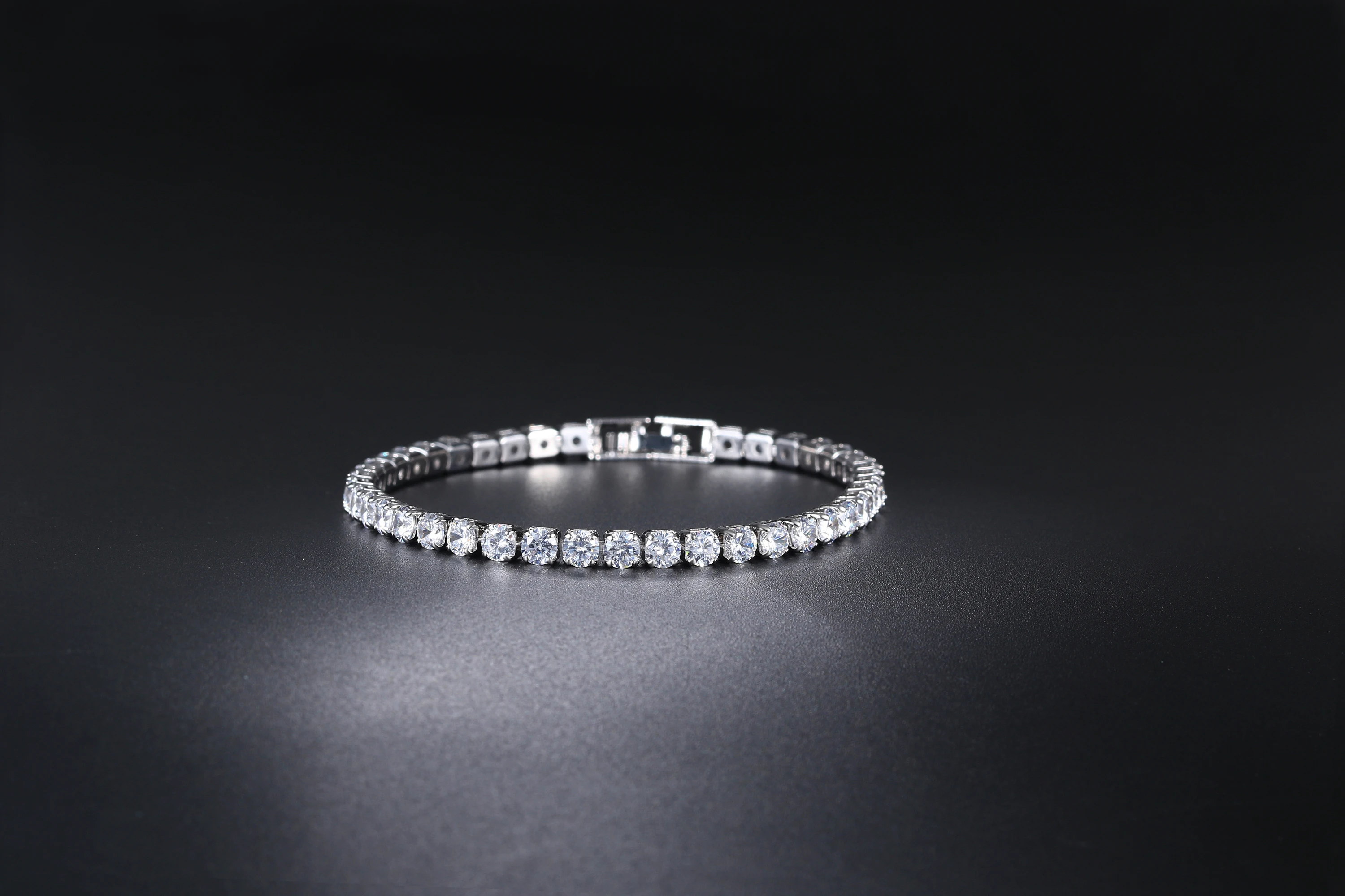 Mode Multicolor Tennis Armband für Frauen 2,5mm Zirkonia Charme Designer Tennis Kette Männer Armband Hochzeit Schmuck KC128 – Detail 10