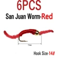 6PCS Red