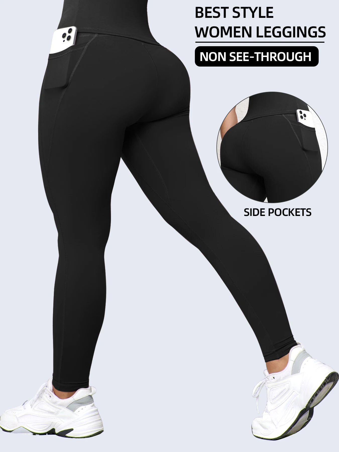 

Women's Ultra-soft Tight Pants - highly Elastic Yoga Thigh-raising Running Pants - workout And Exercise Base Layer Pants