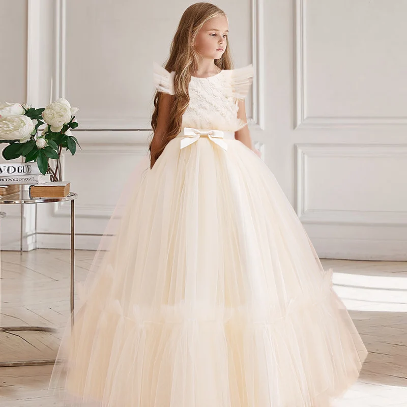 Robe de noël pour filles, tenue de demoiselle d'honneur, vêtements