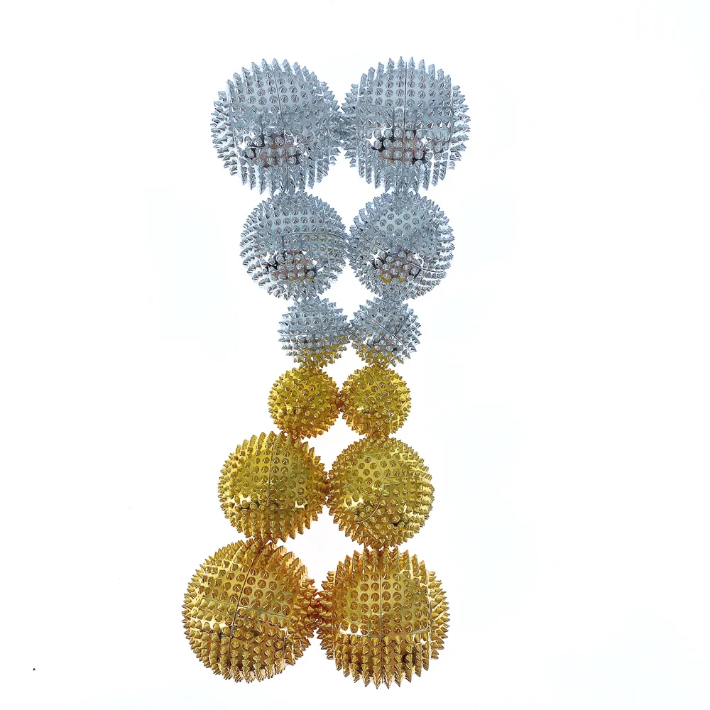 2pcs Hand Palm Magnetic Acupoint Acupuncture Massage Ball Improve Blood Circulation Therapy Sore Muscle Pain Relief Fitness Tool