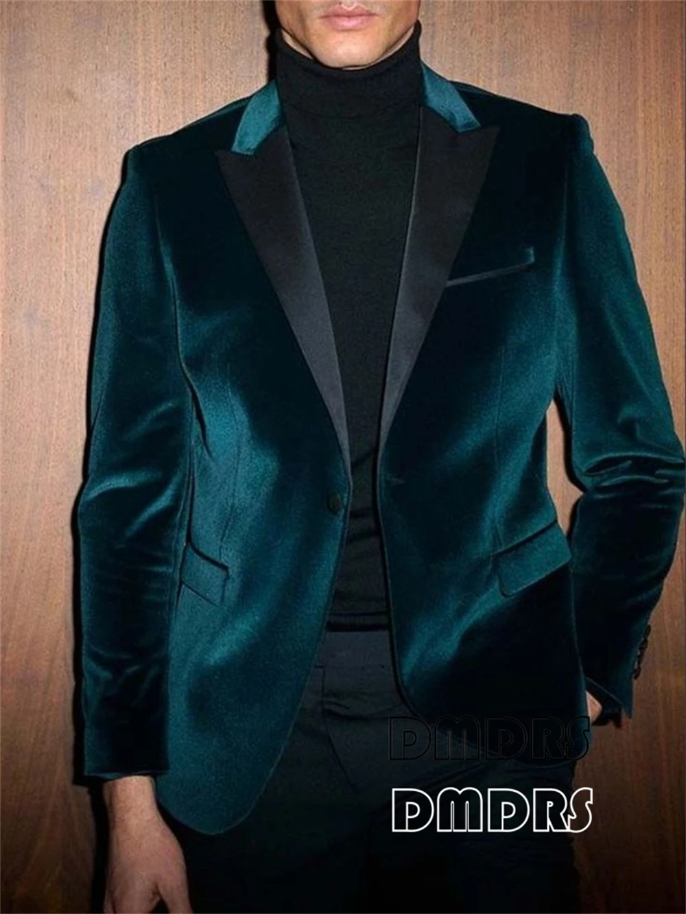 

Peacock Velvet Suit Coat for Men, Autumn Winter Suit Jacket, XXS-7XL Sizing Tailored Men's Suit Blazer One Button Formal Coat