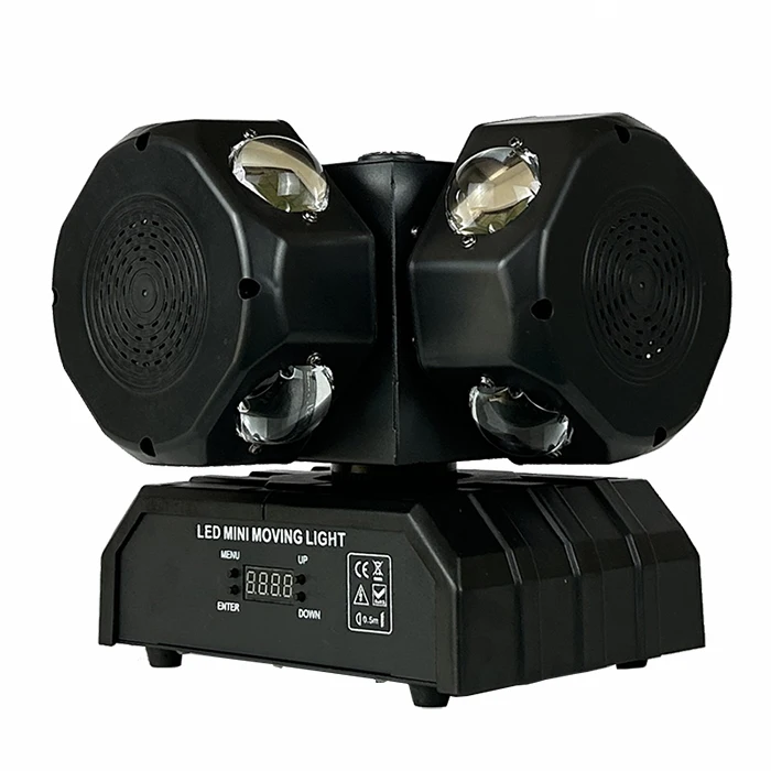 Neuankömmling rotierender Strahl Laser Moving Head Light RGBW 4 in1 LED mit Strobe Effects Bühnen beleuchtung für DJ Disco Club Musik party – Detail 3