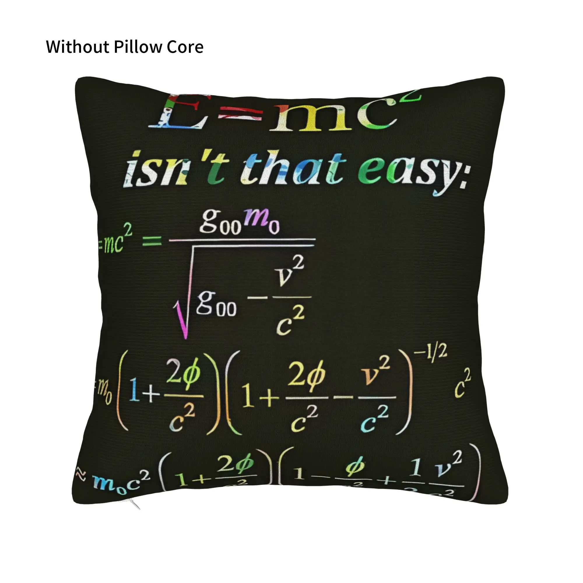 E = Mc2  Decorative Pillowcases for Cozy E=MC2 Pillow Cover Soft Durable
