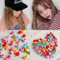 10Pcs/lot Colorful 1cm Small Claw Clip Hair Accessories Kids Cartoons Fashion Candy Color Mini Hair Claw Women Styling Braids