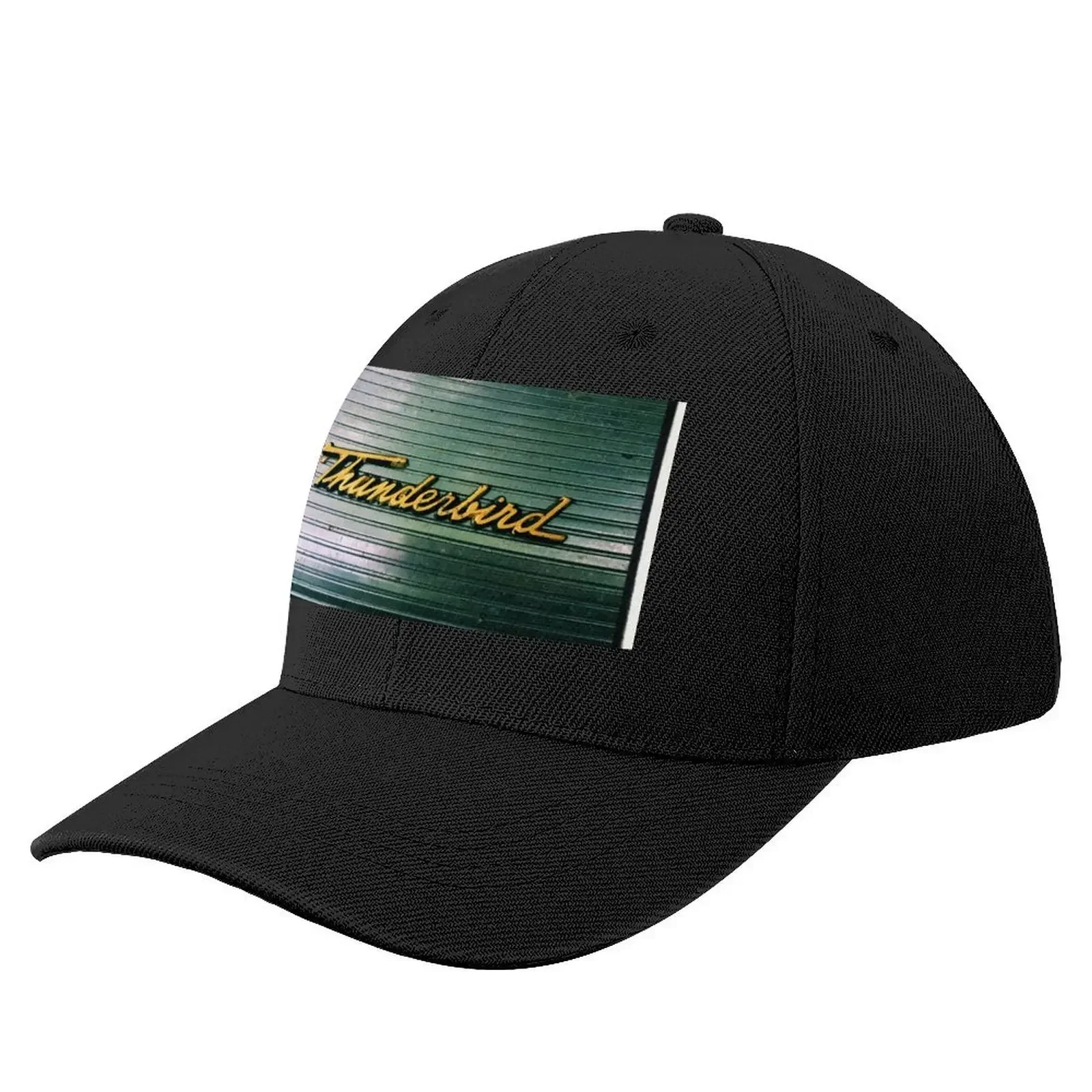 1960 Thunderbird Cursive Lettering Emblem Baseball Cap hard hat Beach Outing Sports Cap Male Women's