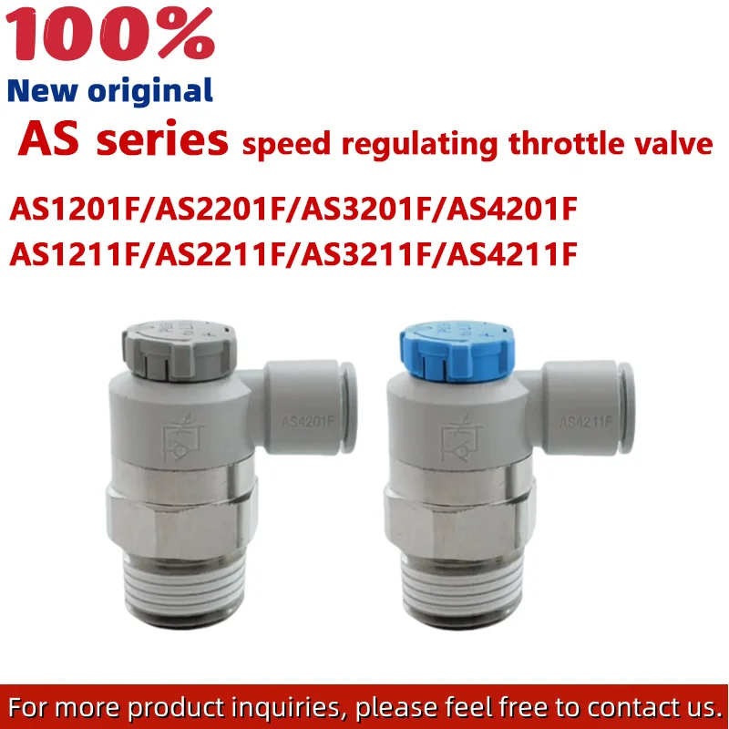 5pcs-as4201f-04-10sa-as4201f-04-12sa-as4211f-04-10sa-as4211f-04-12sa-nuovo-regolazione-della-pressione-valvola-di-velocita-cilindro-valvola-a-farfalla