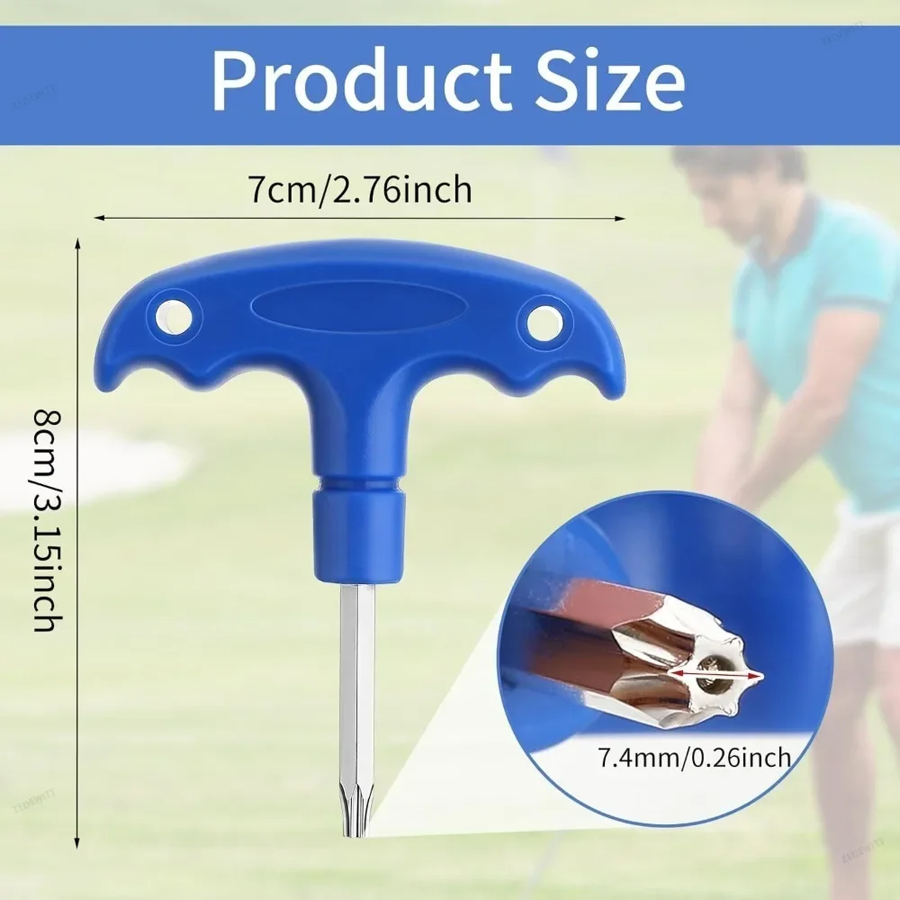 Portable Golf Torque Wrench T20 with Plastic Handle Golf Club Head Adjustment Driver Maintenance Accessories Kit
