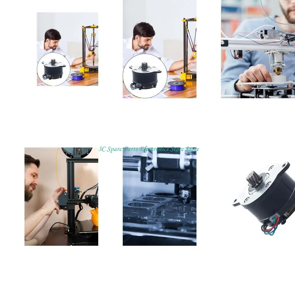 

SZ Printer Accessories For PLUS Extruder Part Hot End Circular Stepper Motor