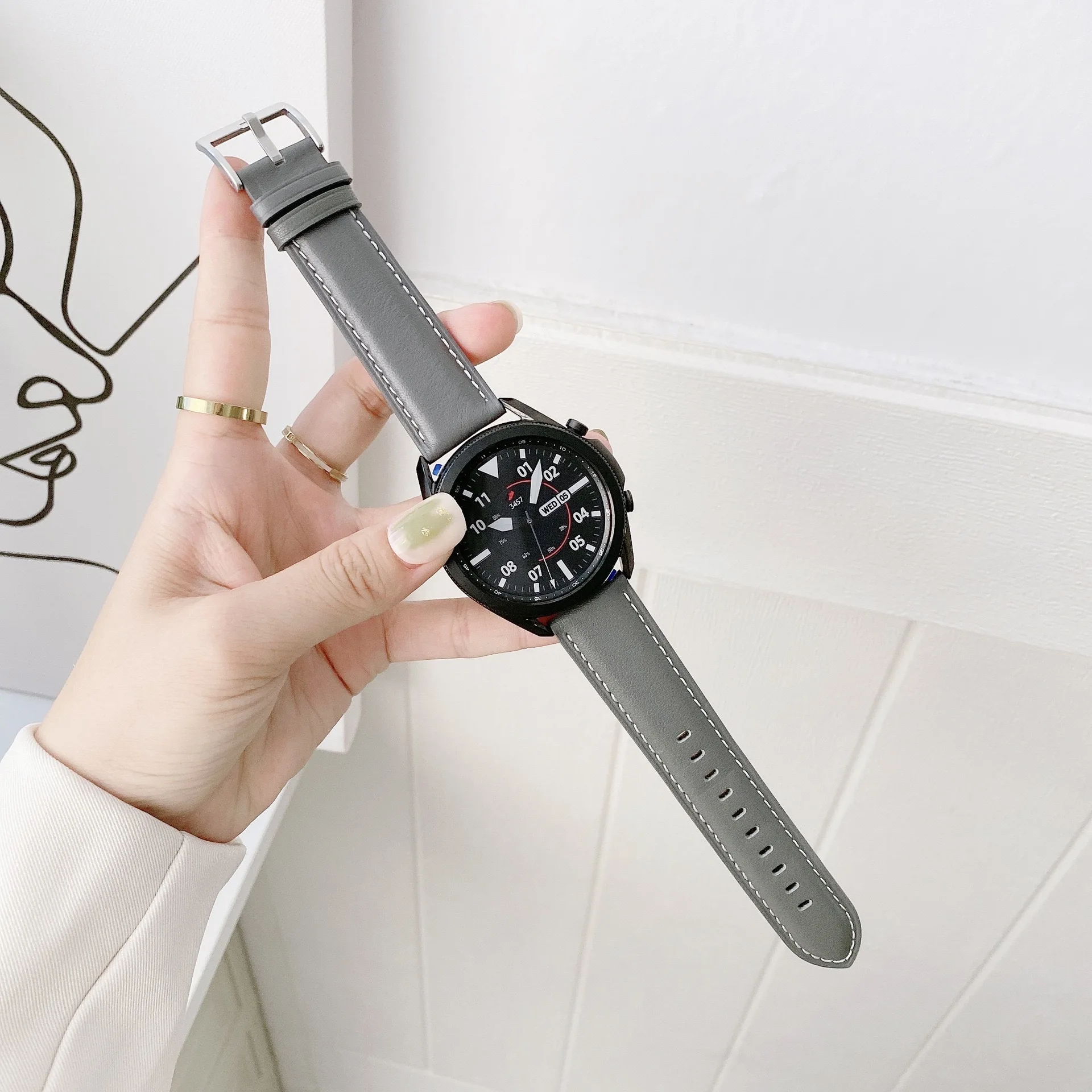 14 мм, 16 мм, 18 мм, 20 мм, 22 мм, быстросъемный ремешок из воловьей кожи, металлическая пряжка для универсального ремешка для часов, аксессуар для браслета