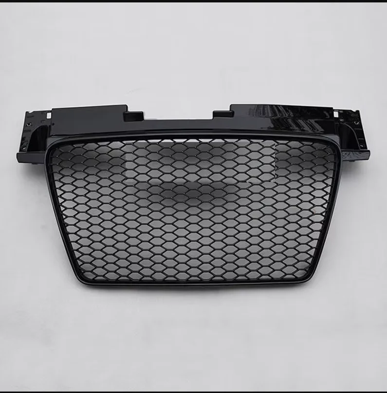 FOR AUDI TT 8J 2007 08 09 10 11 12 13 2014 HONEYCOMB SPORT MESH TTRS STYLE HEX GRILLE GRILL BLACK