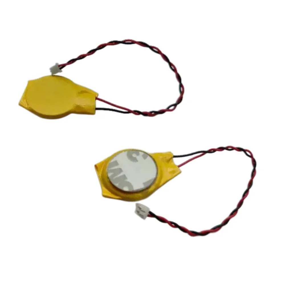 10-50Pcs CR2032 Battery Wires 2Pin Notebook BIOS CMOS Battery-Laptop Battery Motherboard Battery 3V With Adhesiv 230MAH