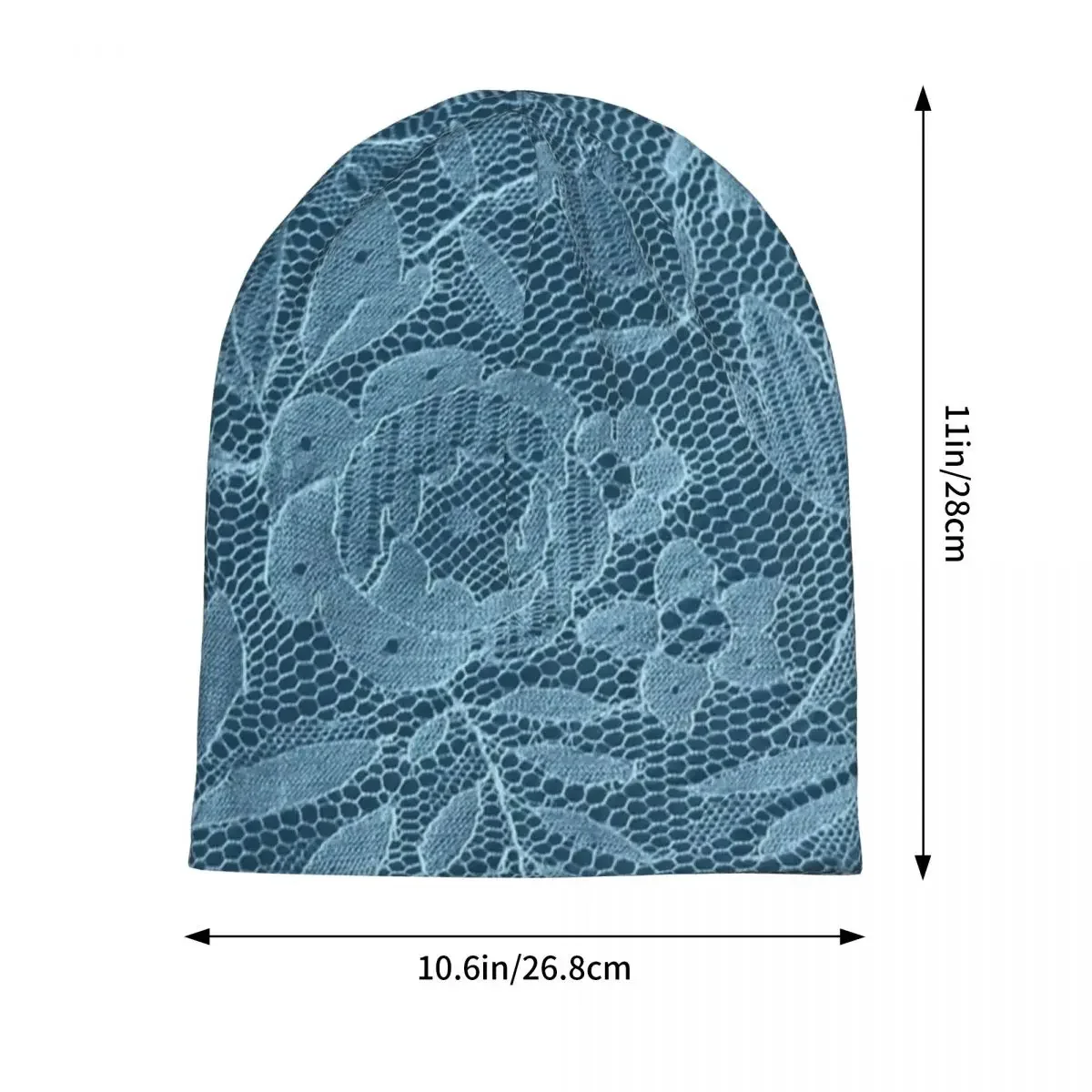 Кружевные синие шапки с капюшоном в стиле хип-хоп, уличные шапочки Skullies, текстура шапки с узором для мужчин и женщин, вязаная шапка, летние термоэластичные шапки