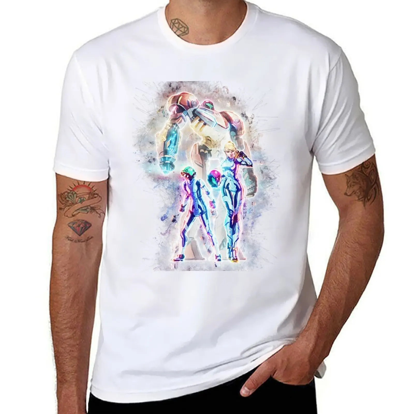

Samus T-Shirt t shirts for man cotton funny anime t shirts for man T-Shirt