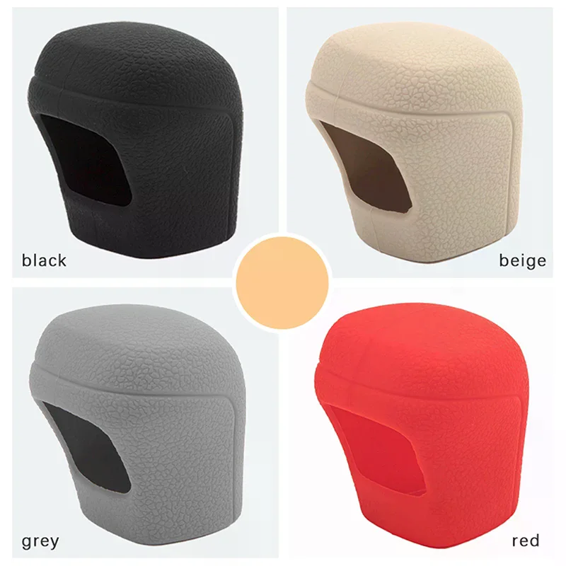 Car Silicone Automatic Gear Shift Knob Cover Antislip Shifter Knob Univeral Fit Shifter Handle Automatic Gear Handle Sleeve