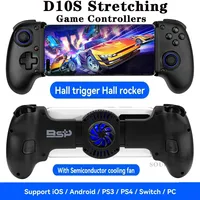 D10 D10S Dual Hall Gamepad Cooling Fan Game Controller For PS4 Android IOS Tablet For SWITCH/Android/Apple/PC/PS3/4 Streaming