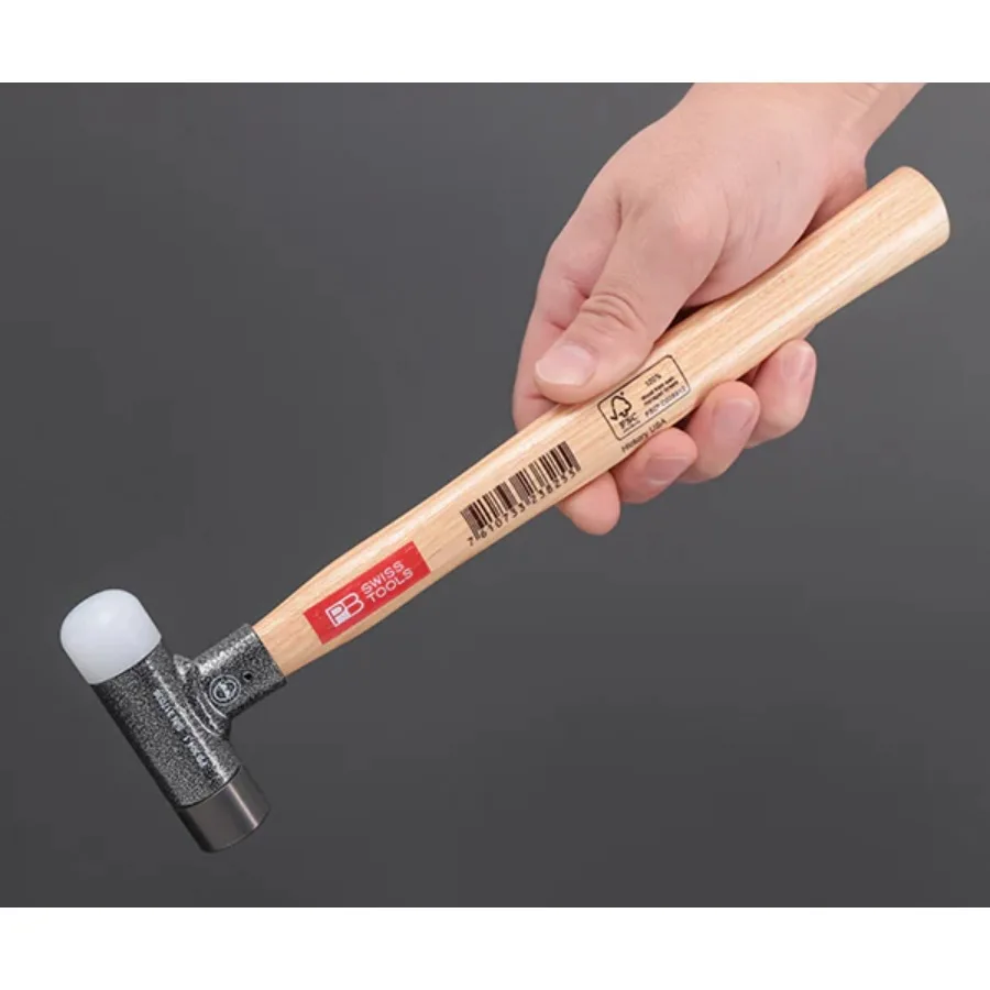 PB Swiss Tool 2-in-1 Engineer Dead Blow Hammer for Powerful and Precise Blows without Recoil Ø 22mm PB 304.1