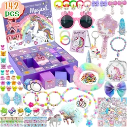 Christmas Advent Calendar Box for Girl Gift DIY Jewelry Hairpin Toy 24 Days Countdown Calendar 2025 New Year Christmas Gifts