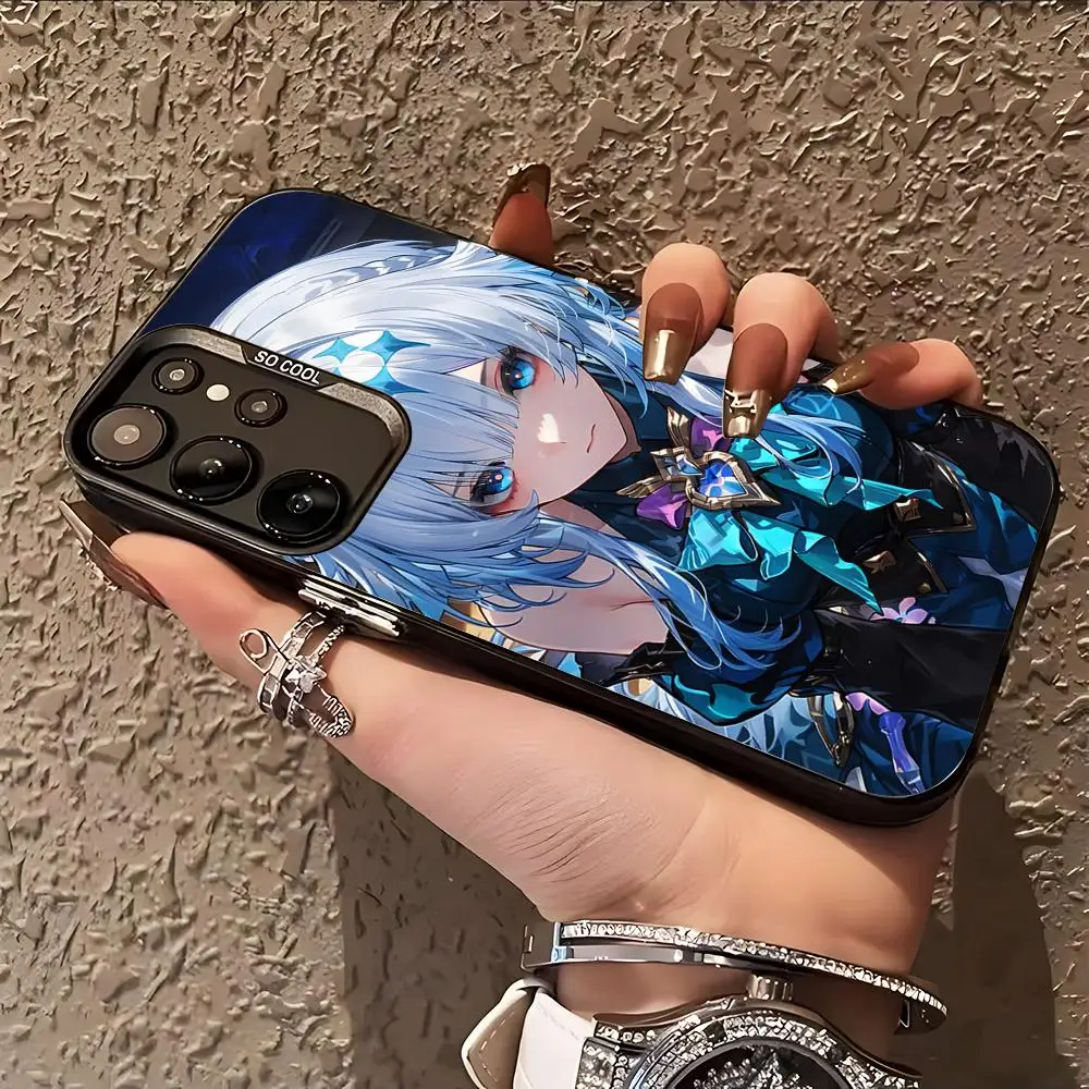 HSR Cerydra Phone Case for Samsung Galaxy S26 S25 S24 S23 S22 S21 S20 Note20 Plus Ultra Colorful Silver Cover