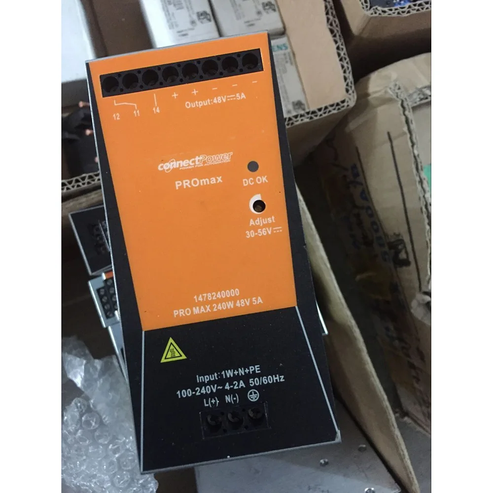 

1478240000 PRO MAX 240W 48V 5A Rail Switching Power Supply Single Phase 100% Tested Before Ship ment
