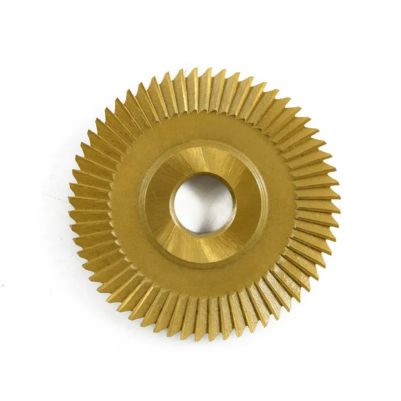 XCAN 1pc HSS Key Duplicate Machine Saw Blade 60x6x16mm 60Teeth Double Side Titanium Coated Key Machine Cutter for Copy Keys