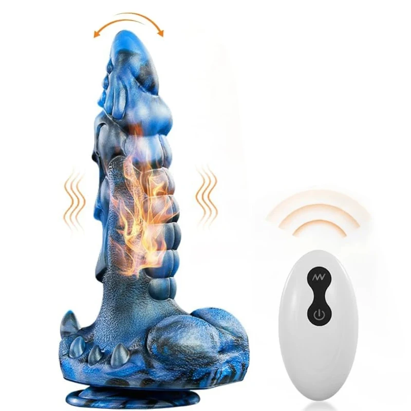 كبير الجة دسار الجنس لعب هزاز التحكم عن بعد 8 Thrusting الاهتزاز الوحش قضبان اصطناعية المهبل الشرج G بقعة مدلك للزوجين