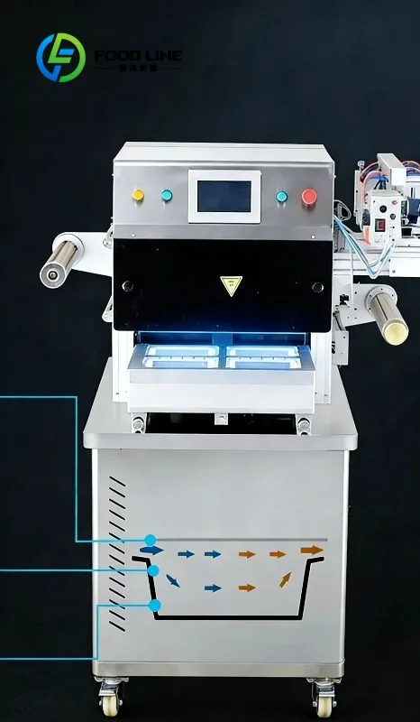 Automatic Modified Atmosphere Packaging Machine for Fresh Meat Nitrogen Filling High Energy Saving