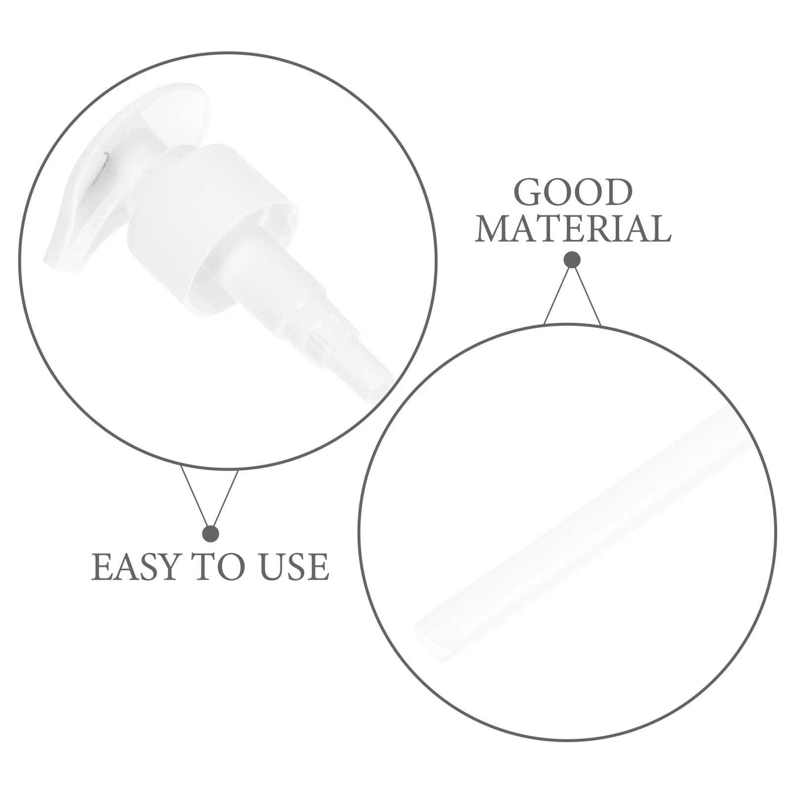 10pcs Press Head Replacement For Emulsion Bottle Subpackaging Plastic Nozzle Soap Dispenser Pump Bottle Perfume Pump