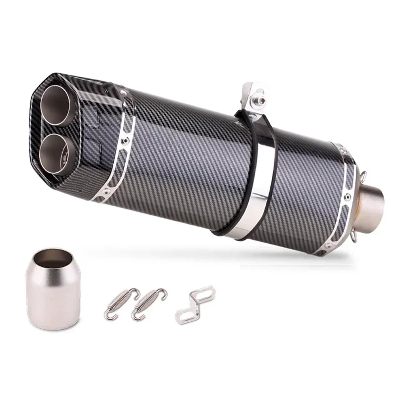 For Er6n Z900 Z800 F800gs S1000rr R6 Z400 R3 R25 MT07 51mm Universal Motorcycle Exhaust Escape Pipe Muffler With Db Killer