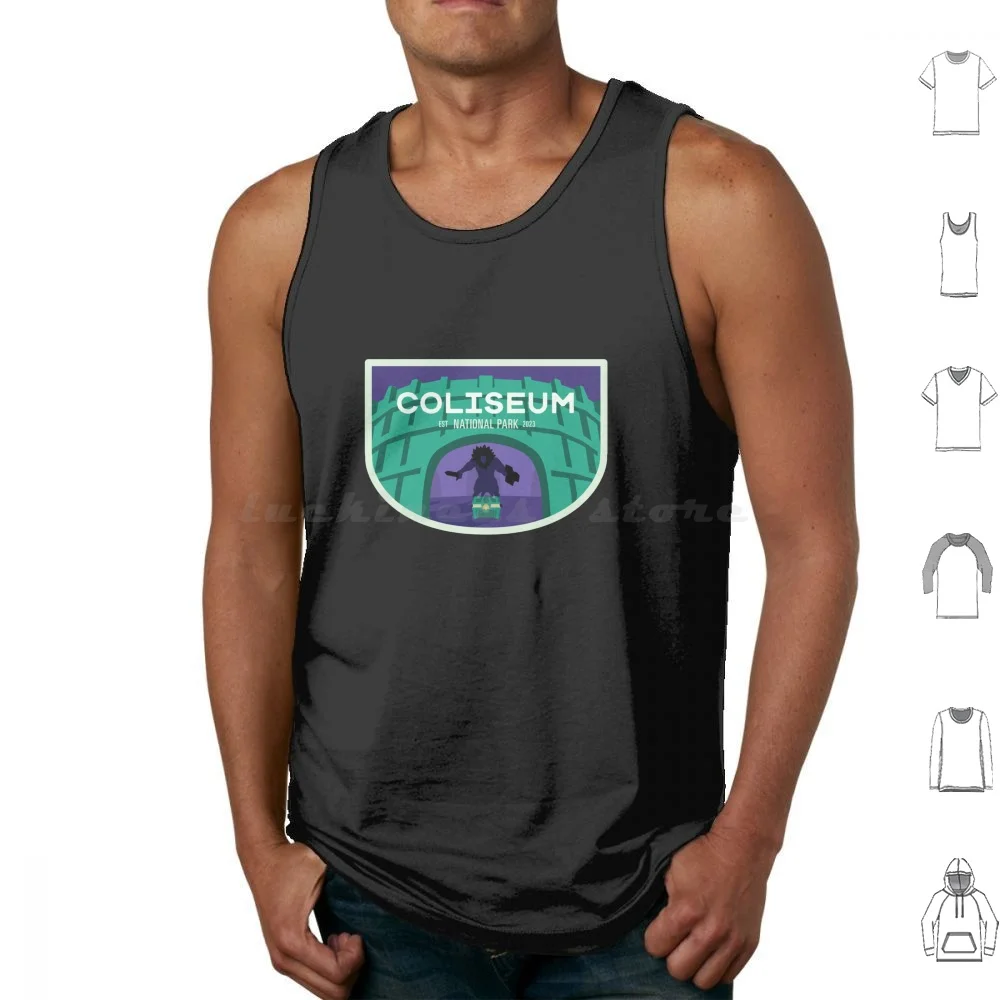 Coliseum National Park Tank Tops Print Cotton Totk Tears Of The Kingdom Breath Of The Wild Legend Of Hyrule