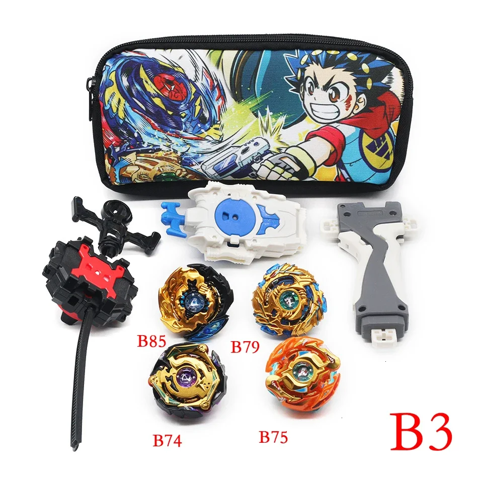 New Beyblade Burst Toys Alloy Battle Top Metal Fusion Set Gyro Storage Box Sale Blade Tops Launchers Achilles Beyblade Takara