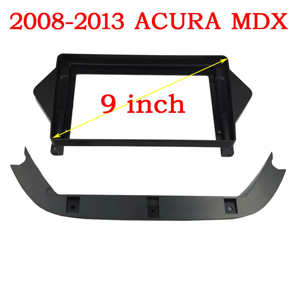 2 din Car Frame Fascia Adapter For  Acura MDX 2008-2013 Micra March Note lidona Almera Latio Sunny Juke Versa Fitting Panel Kit